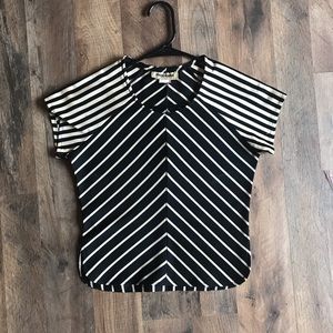 Joseph Magnin vintage striped shirt